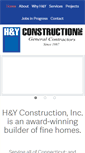 Mobile Screenshot of hyconstruction.com